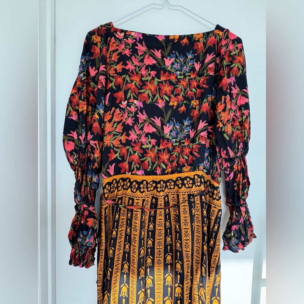 Farm Rio Anthropologie Side-Slit Maxi Dress - Picture 12 of 14